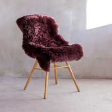 Nieuw-Zeelands schapenvacht bordeaux