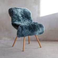 Nieuw-Zeelands schapenvacht donkergroen