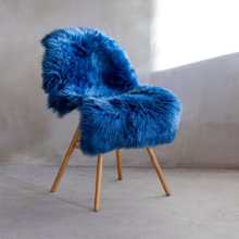 Nieuw-Zeelands schapenvacht marineblauw