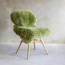 Nieuw-Zeelands schapenvacht mosgroen