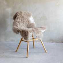 Tibetaans schapenvacht zand