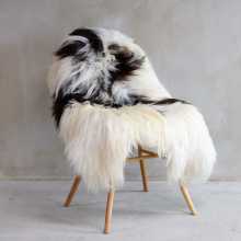 IJslands schapenvacht zwartbont