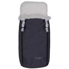 Kinderwagenzak grijs - Schapenvacht binnenkant