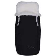 Kinderwagenzak zwart - Schapenvacht binnenkant