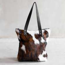 Tas Karlijn van driekleur koeienhuid