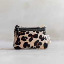 Portemonnee koeienhuid met rits