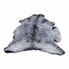 Uncombed grey sheepskin