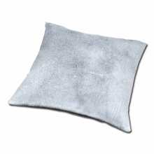 Gray cowhide pillow