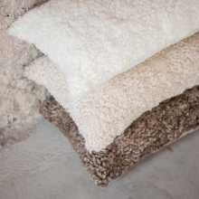 Crossbreed schapenvacht kussens wit - offwhite - sahara