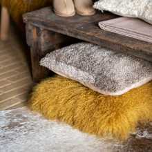 Crossbreed kussen sahara + Tibetaans kussen okergeel