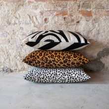 Geprinte koeienhuid kussens