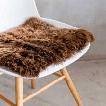 Chairpad Texels schapenvacht bruin