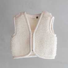 Baby bodywarmer wol - Offwhite